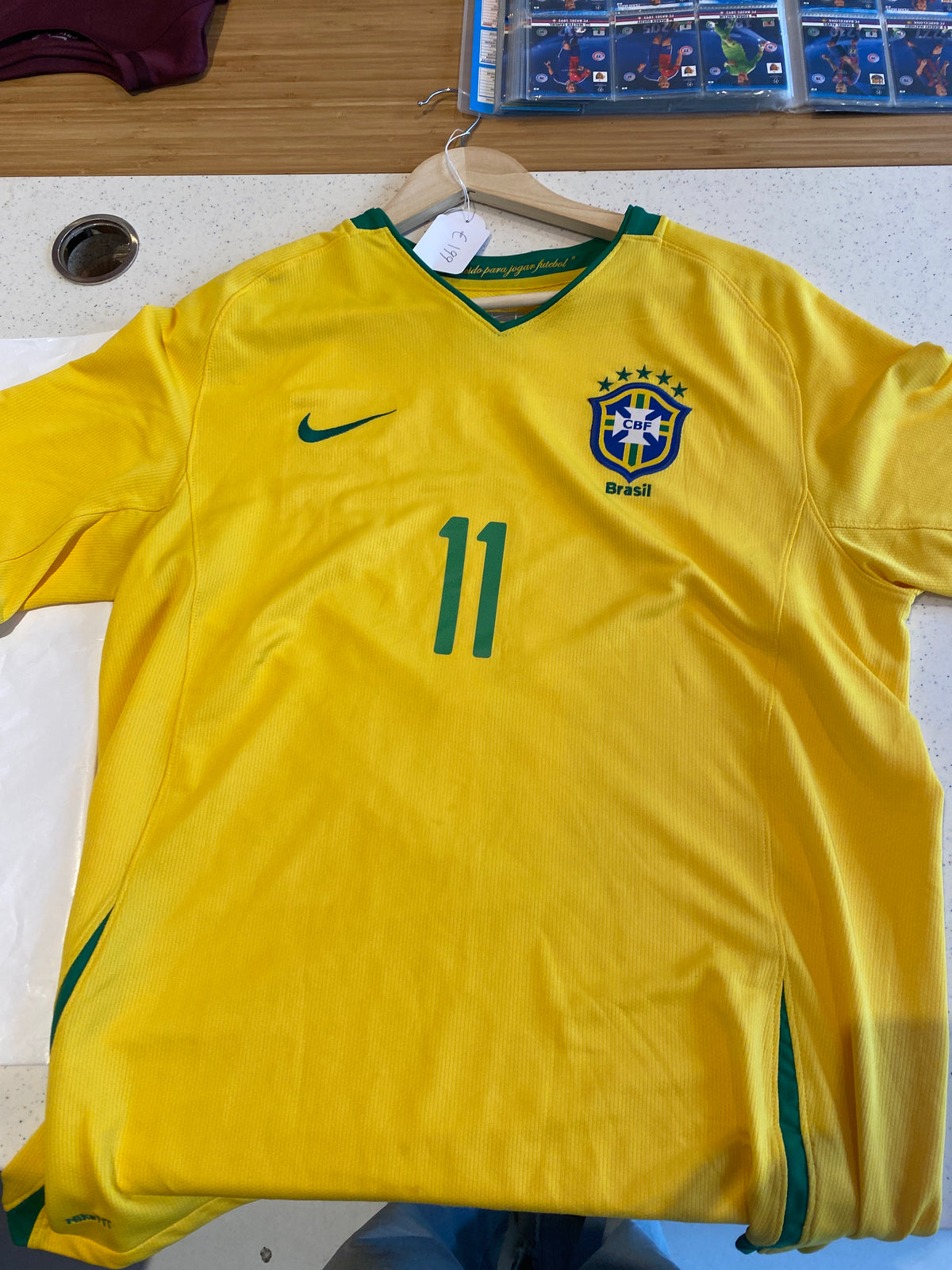 Home shirt Brazil robinho
